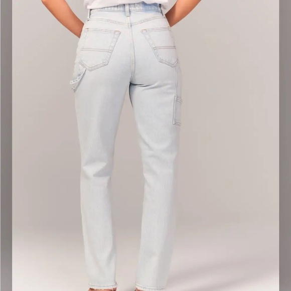 Abercrombie & Fitch The 90s Straight Ultra High Rise Carpenter Jeans - Picture 3 of 8